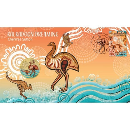 2024 Kalkadoon Dreaming Stamp and Coin Cover PNC