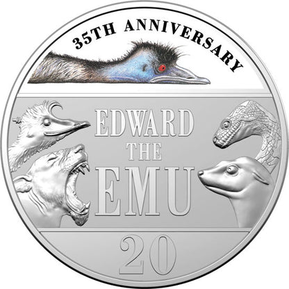 2024 Where is the Green Sheep 20c coin on Special Edition Book & 2023 Edward the Emu 20c coin on Card