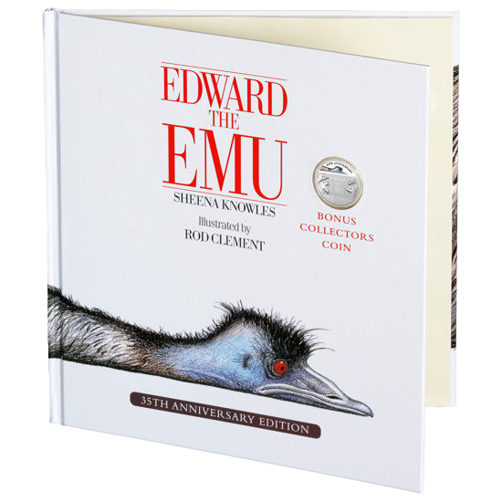 2023 Royal Australian Mint  Edward the Emu 20c Coloured Unc - Special Edition Book