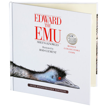 2023 Royal Australian Mint  Edward the Emu 20c Coloured Unc - Special Edition Book