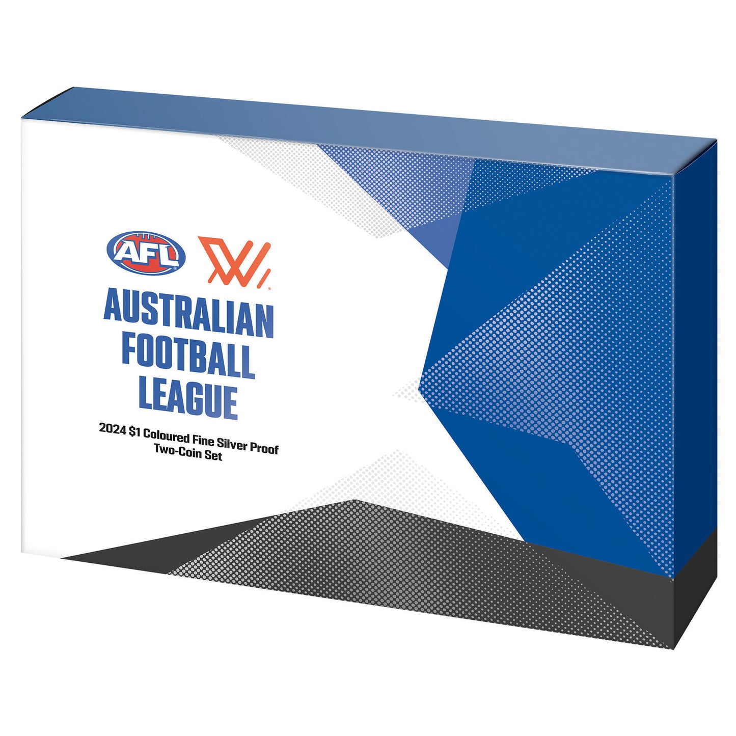 2024  Australian AFT Football League $1 Coloured Fine Silver Proof Two-Coin Set