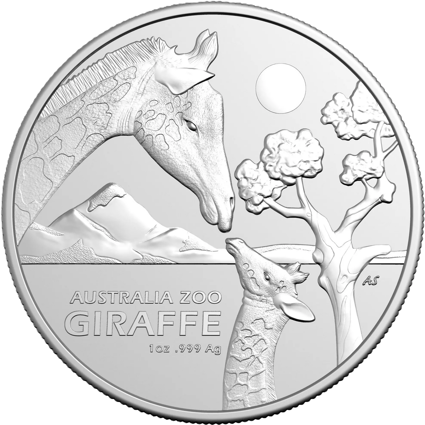 2024 Royal Australian Mint Australia Zoo Giraffe $1 1oz Silver Investment