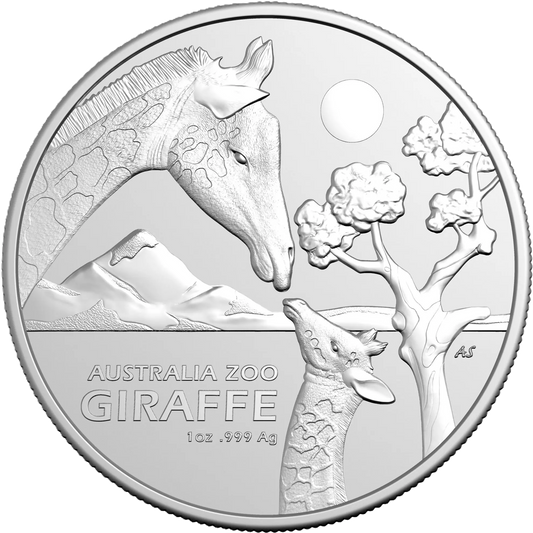 2024 Royal Australian Mint Australia Zoo Giraffe $1 1oz Silver Investment