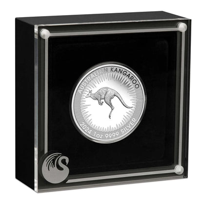 2024 PerthMint Australian Kangaroo King Charles III Obverse First Issue 1oz Silver Proof Coin