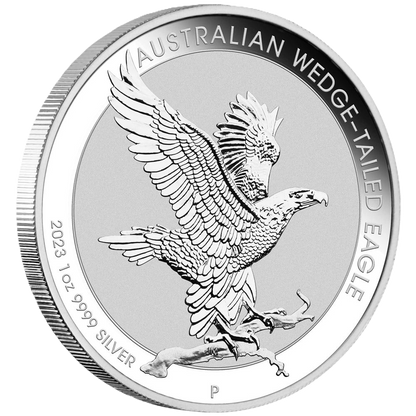 2023 PerthMint Australian Wedge-tailed Eagle 1oz Silver Bullion Coin