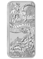 2023 PethMint Dragon 1oz Silver Rectangular Bullion Bar