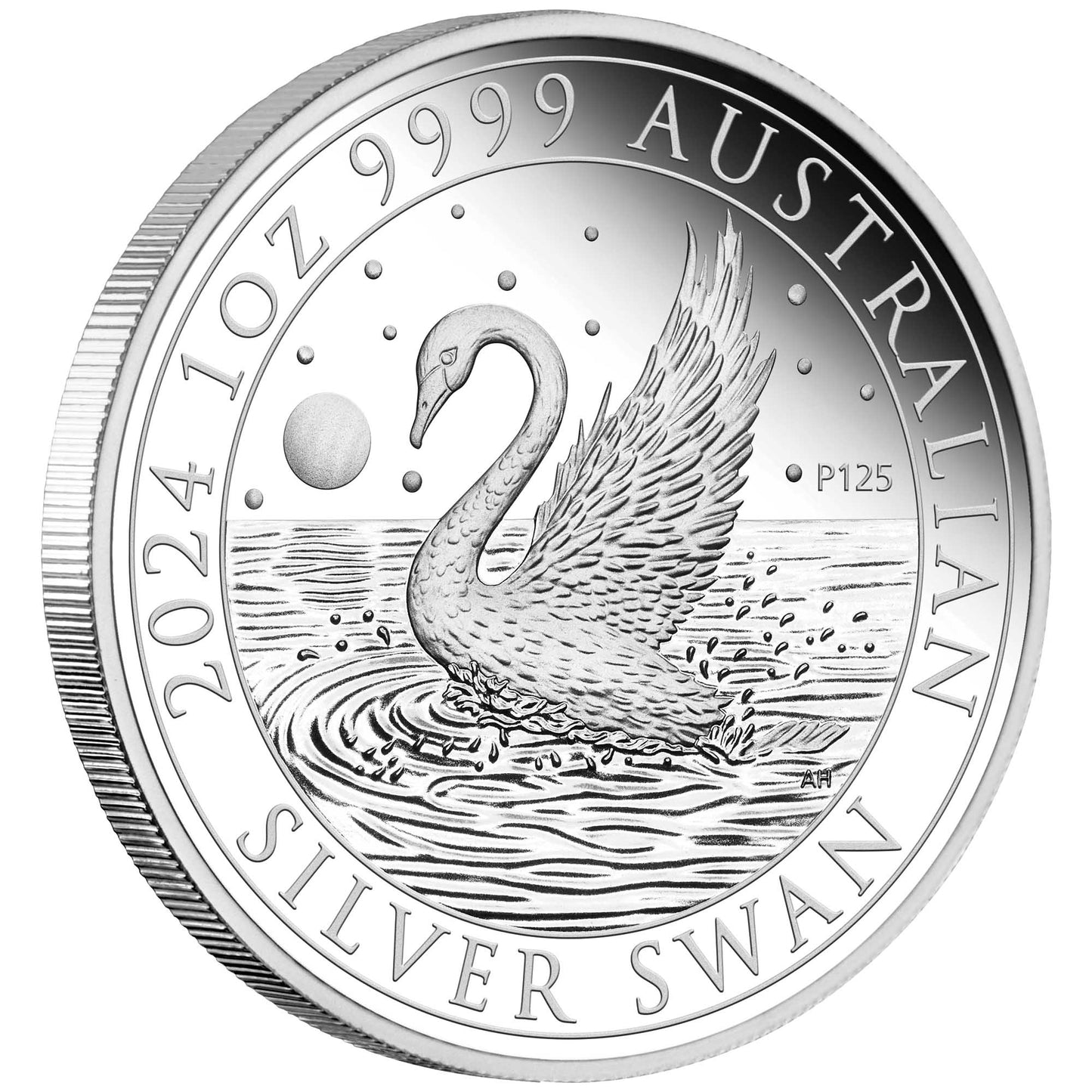 2024 PerthMint Australian Swan 1oz Silver Proof Coin