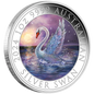 2024 PerthMint Australian Swan 1oz Silver Coloured Coin