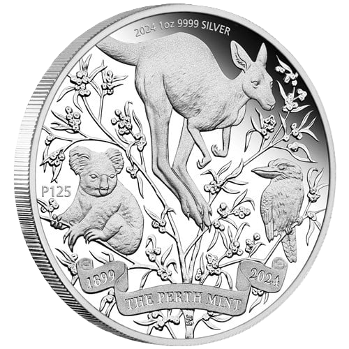 2024 The Perth Mint's 125th Anniversary 1oz Silver Proof Coin