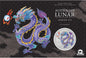 2024 Sydney Money Expo Lunar Series III Year of the Dragon 1oz Silver Lilac Coloured Coin in Card