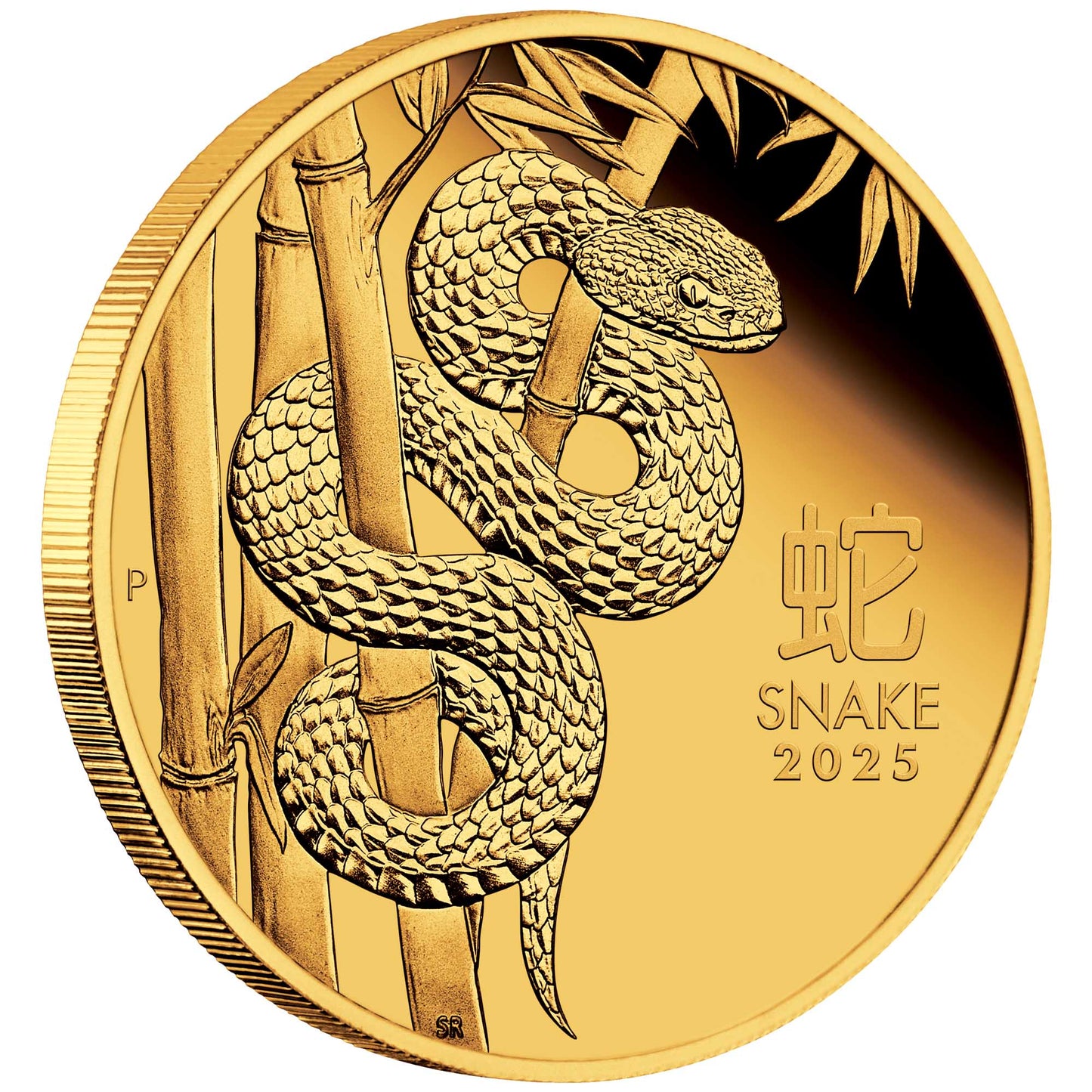 2025 Australian Lunar Series III Year of the Snake 1/4oz Gold Proof Coin