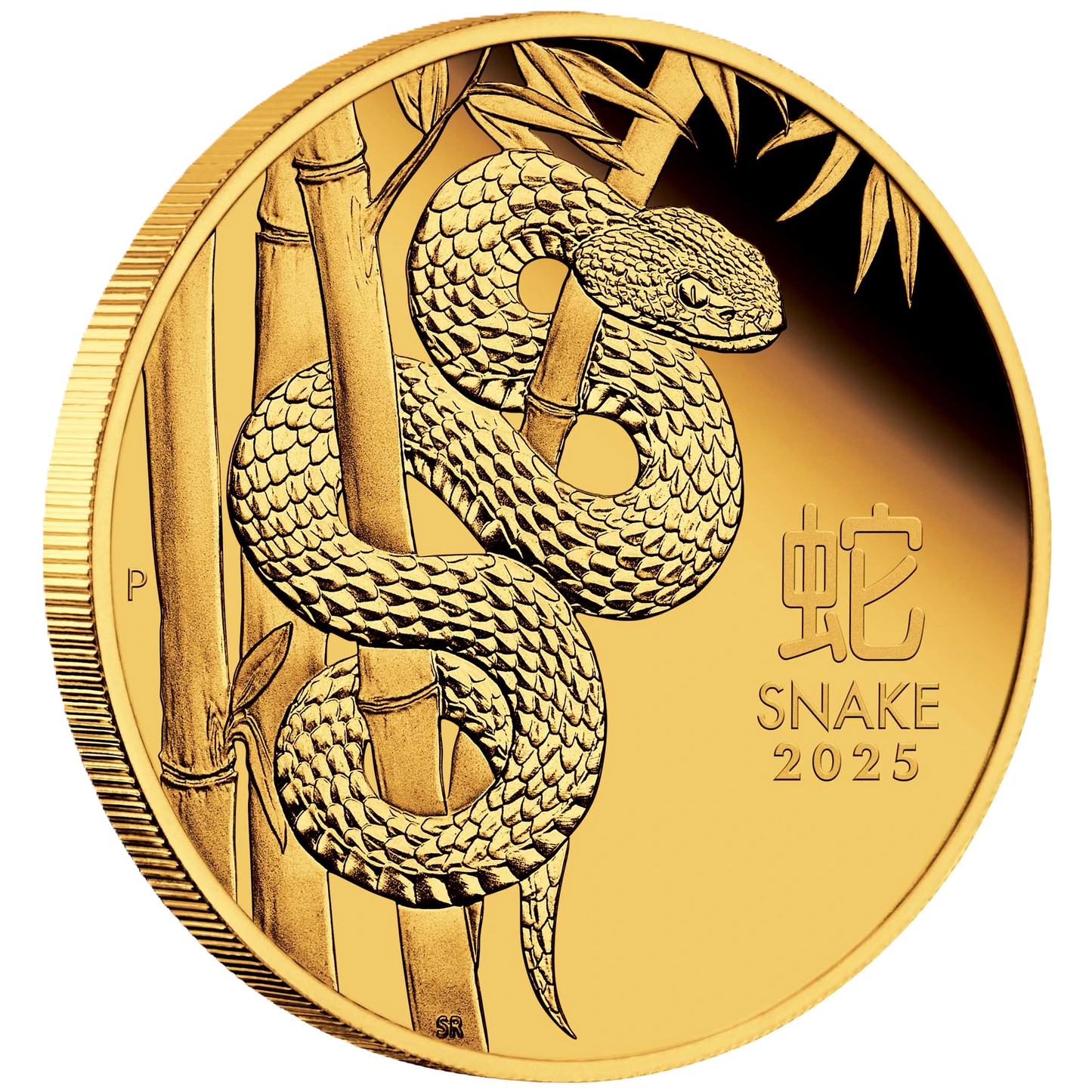 2025 Australian Lunar Series III Year of the Snake 1/4oz Gold Proof Coin