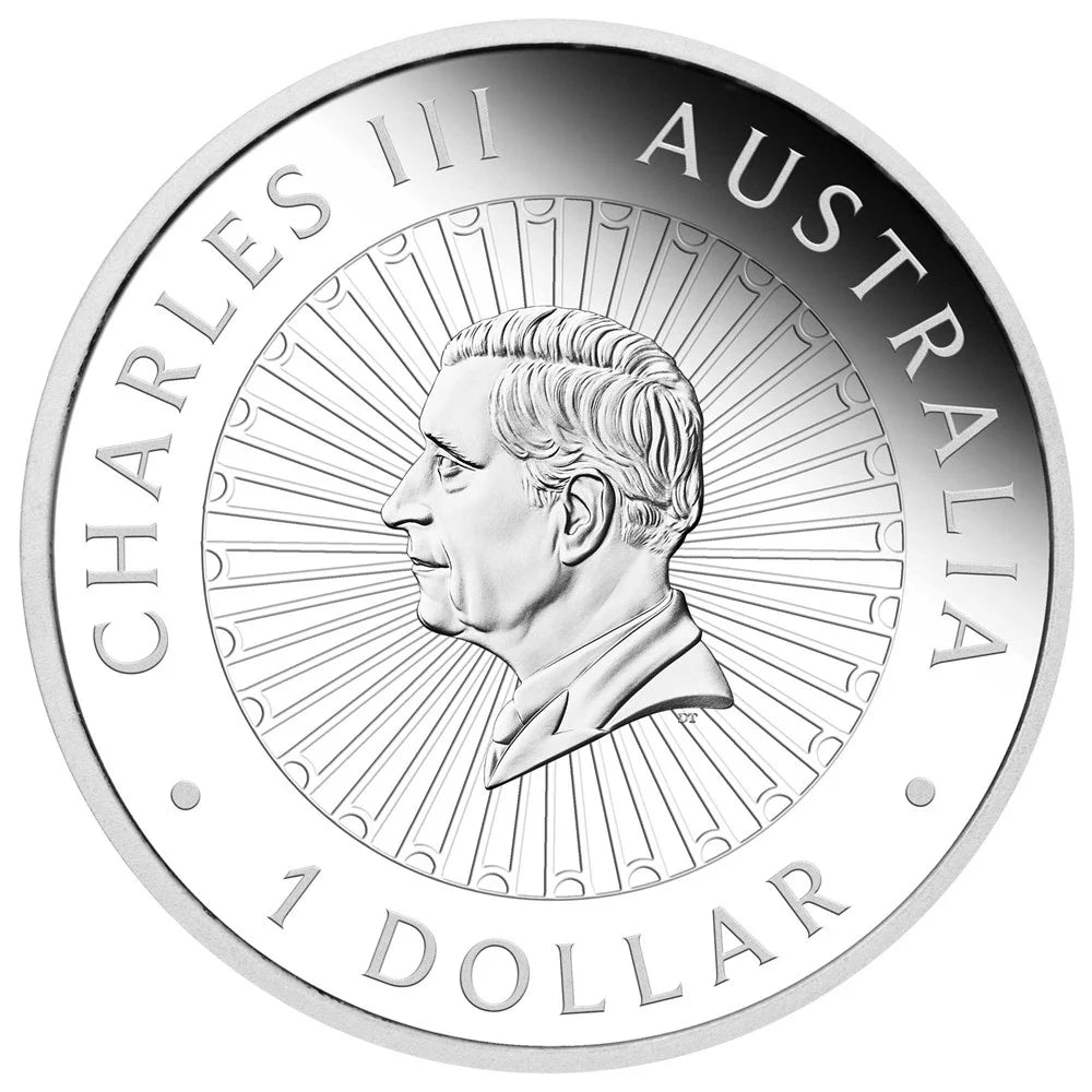 2024 Great Southern Land 1oz Silver Proof Chrysoprase Coin