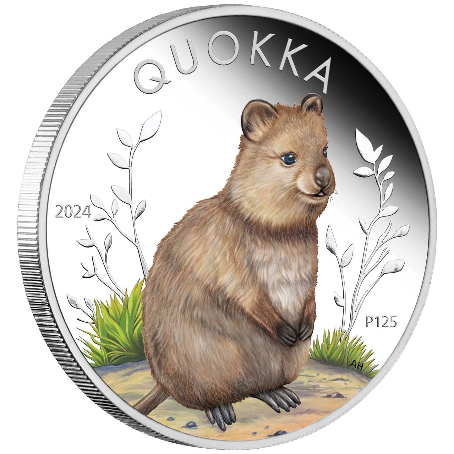 2024 Australian Quokka 1oz Silver Proof Coloured Coin