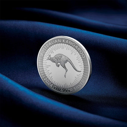 2024 PerthMint Australian Kangaroo King Charles III Obverse First Issue 1oz Silver Proof Coin