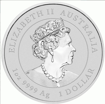 2021 Australian Lunar Series III Year of the OX 1oz Silver Coin with Dragon Privy