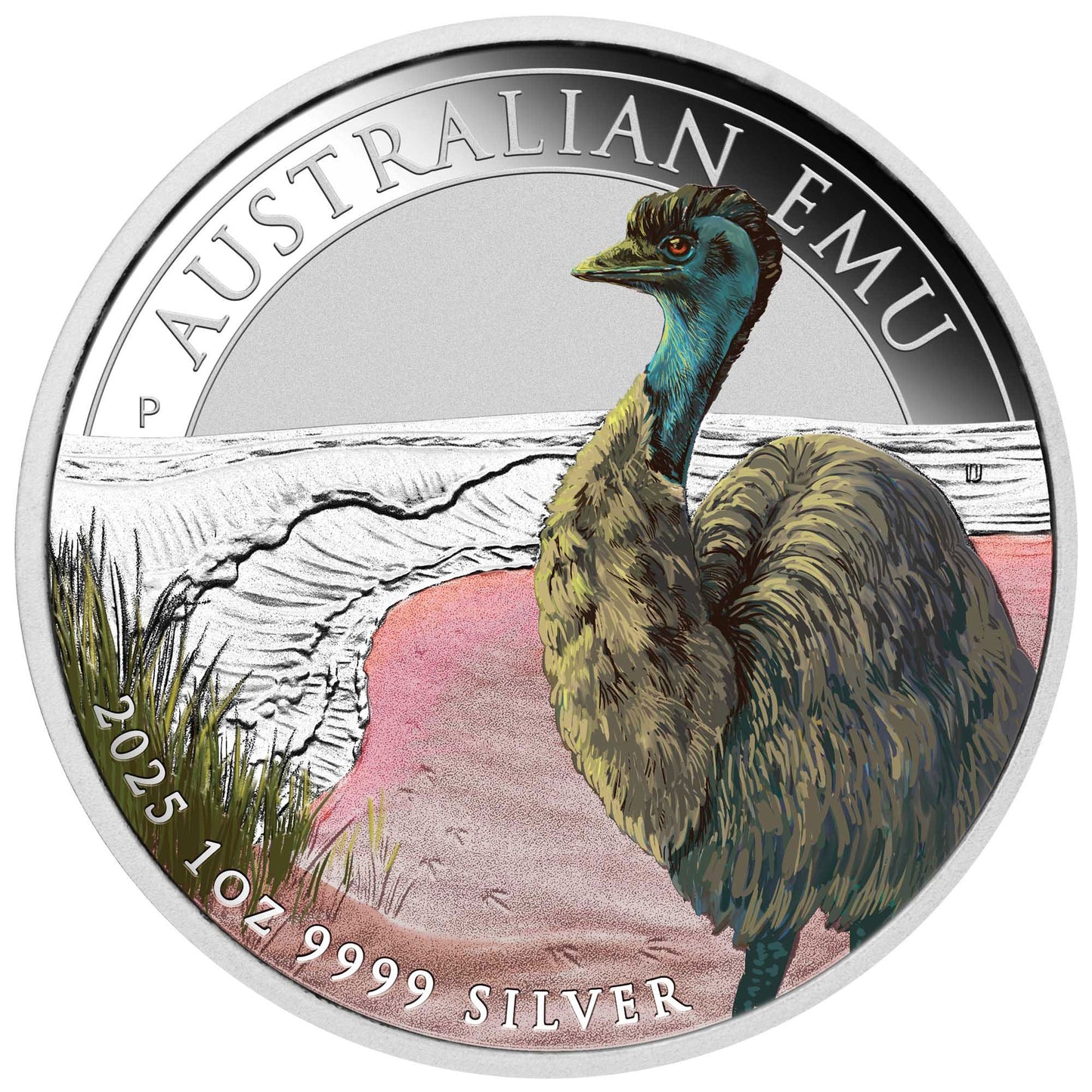 2025 Australian Emu 1oz Silver Coloured Coin Pre order