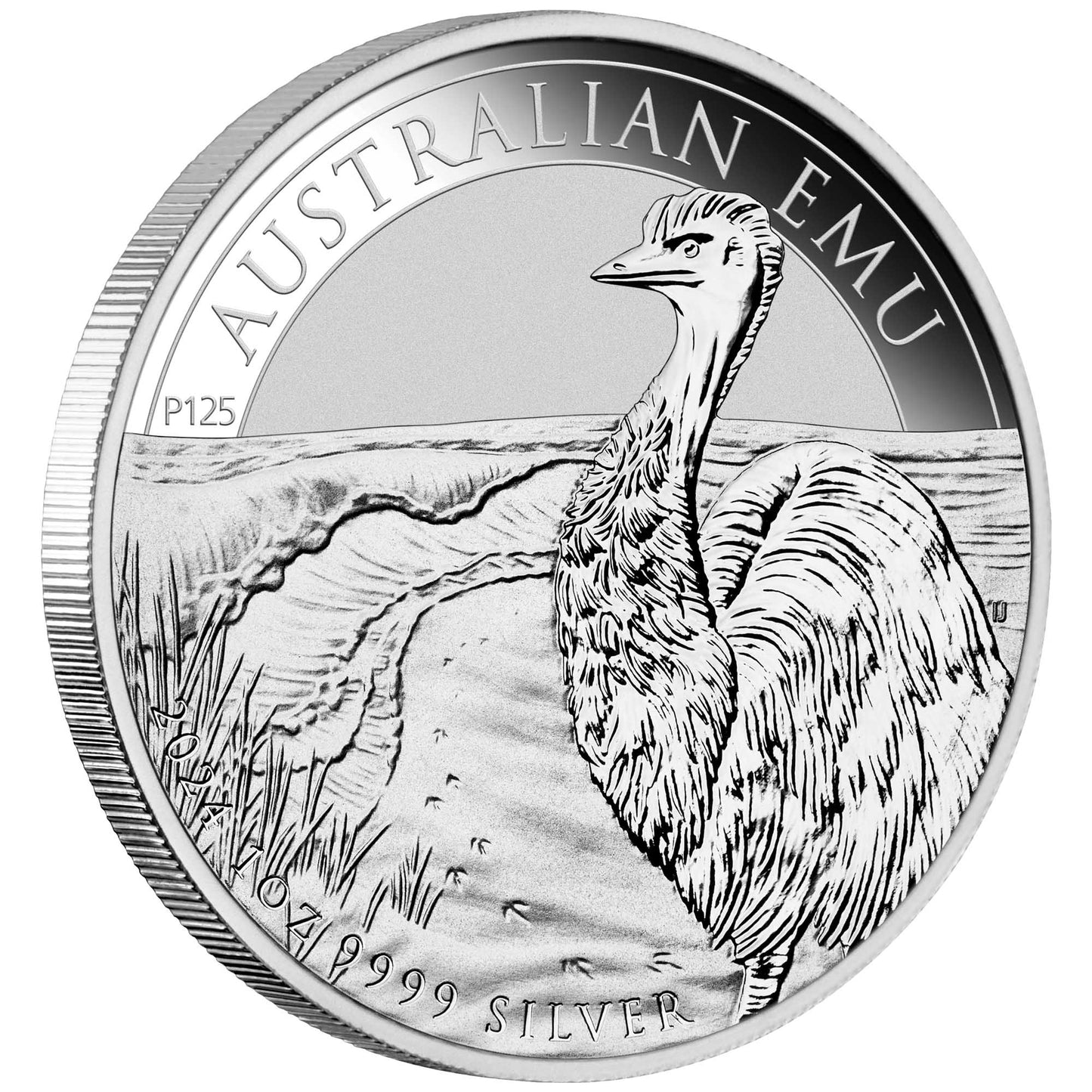 2024 Perth Mint Australian Emu 2024 1oz Silver Bullion Coin