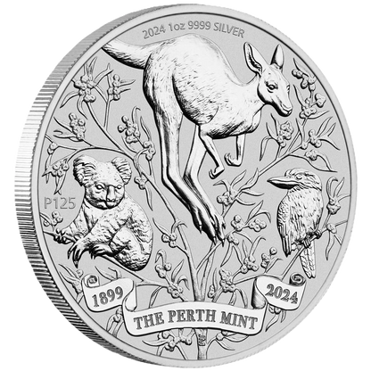 The Perth Mint’s 125th Anniversary 2024 1oz Silver Bullion Coin