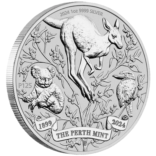 The Perth Mint’s 125th Anniversary 2024 1oz Silver Bullion Coin