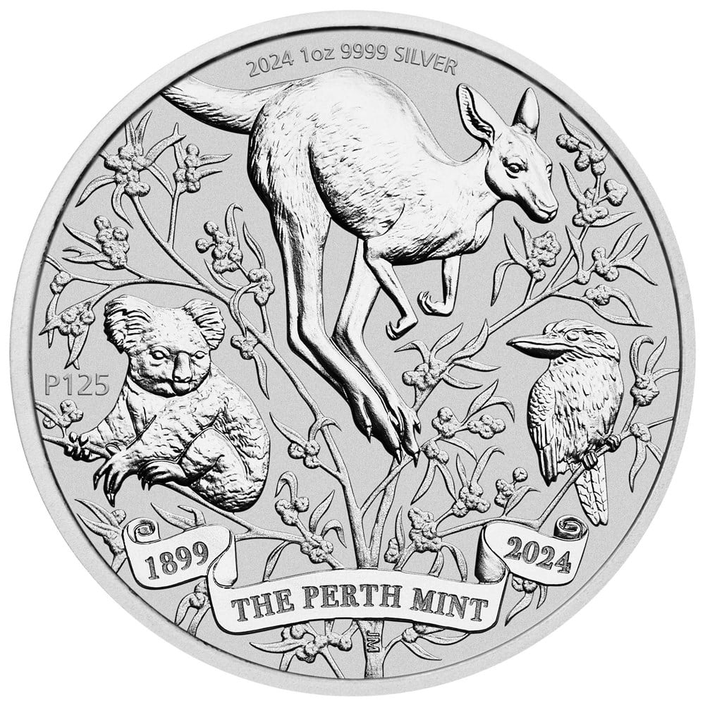 The Perth Mint’s 125th Anniversary 2024 1oz Silver Bullion Coin