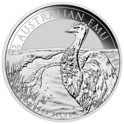 2024 Perth Mint Australian Emu 2024 1oz Silver Bullion Coin