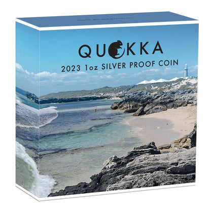 2023 Australian Quokka 1oz Silver Proof Coloured Coin