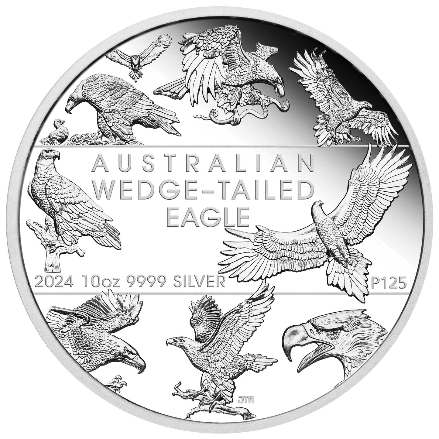 2024 Perth Mint Australian Wedge-Tailed Eagle 10th Anniversary  10oz Silver Proof Coin