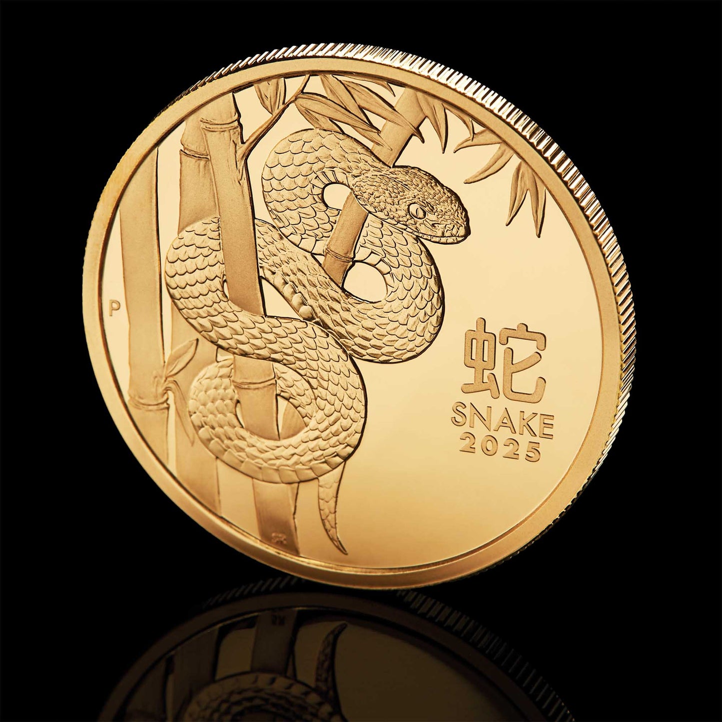 2025 Perth Mint Australian Lunar Series III Year of the Snake 1/10oz Gold Proof Coin