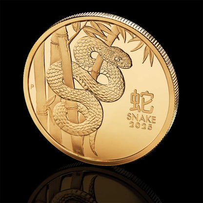 2025 Perth Mint Australian Lunar Series III Year of the Snake 1/10oz Gold Proof Coin