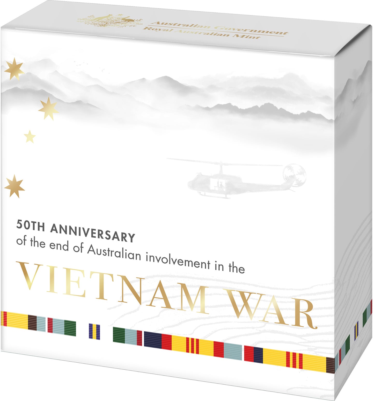 2023 $2 50th Anniversary of the End of Australians Vietnam War C Mintmark Coloured Silver Proof Coin