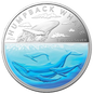 2023 Royal Australian Mint  Antarctic Territory Humpback Whale SIlver Proof Coloured Coin