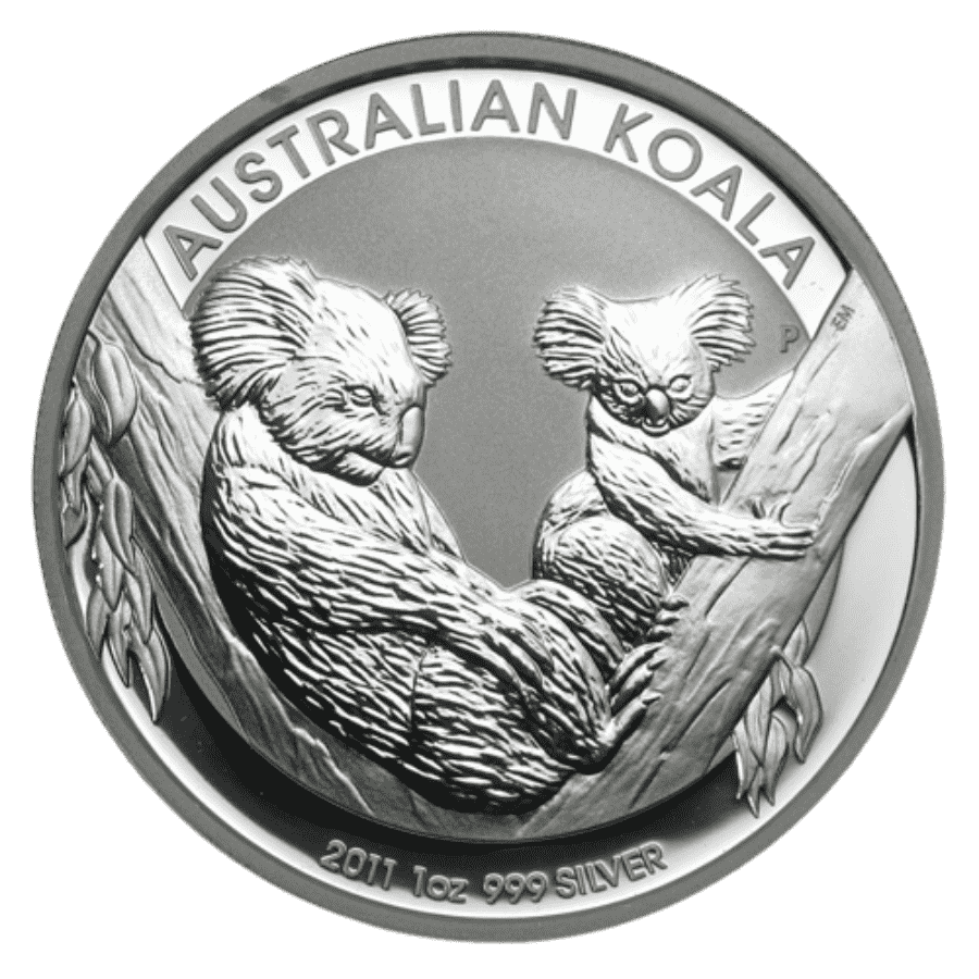 2011 Perthmint Koala 1oz Silver Bullion Coin