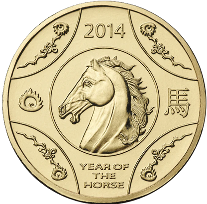 2024-2012 Royal Australian Mint Lunar Year of the Dragon $1 13 carded coin collection