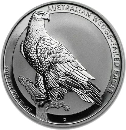 2016 PerthMint Australian Wedge-tailed Eagle 1oz Silver Bullion Coin