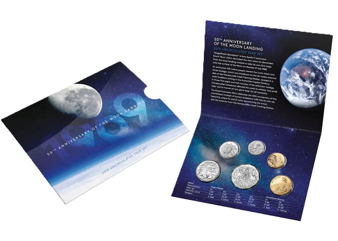 2019 Royal Australian Mint Moon Landing Year Mintset