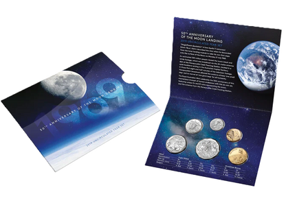 2019 Royal Australian Mint Moon Landing Year Mintset