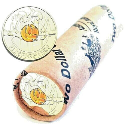 2020 Royal Australian Mint Firefighters $2 Coin Mint Roll