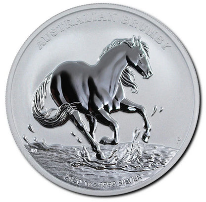 2020-24 Australian Brumby 1oz Silver 5 Coin Collection