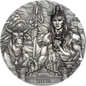 2020 Cook Islands Lord Shiva 3oz Antiqued Silver Coin