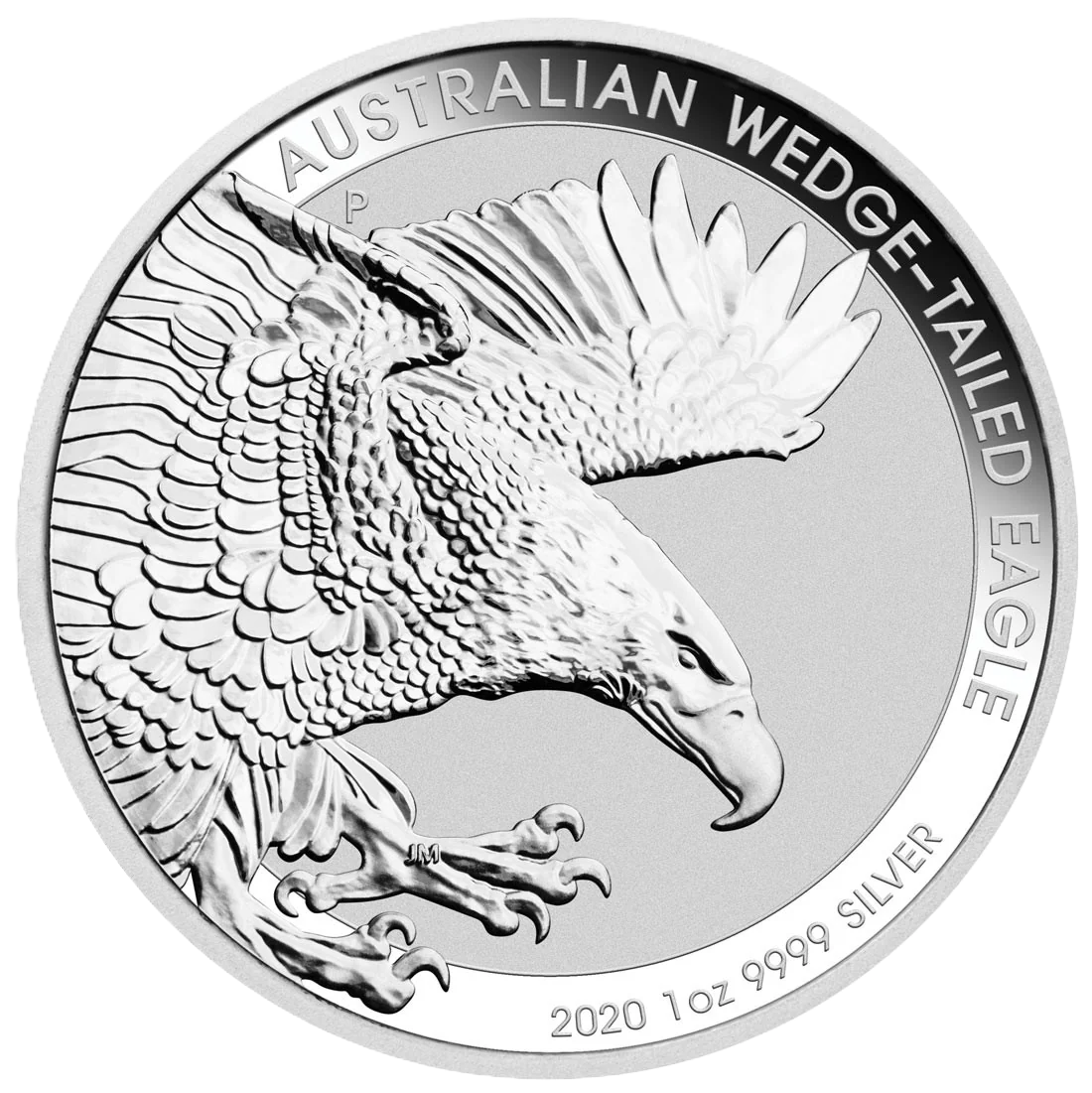 2020 PerthMint Australian Wedge-tailed Eagle 1oz Silver Bullion Coin