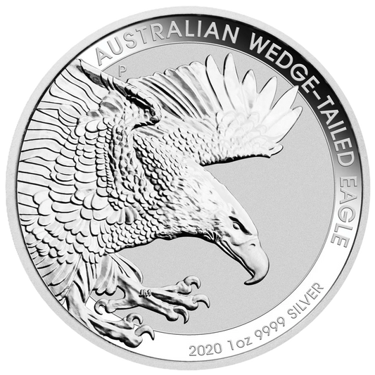 2020 PerthMint Australian Wedge-tailed Eagle 1oz Silver Bullion Coin