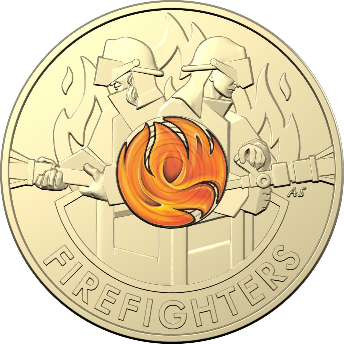 2020 Royal Australian Mint Firefighters $2 Coin Mint Roll