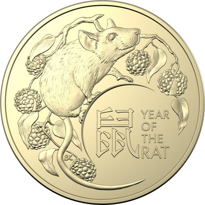 2024-2012 Royal Australian Mint Lunar Year of the Dragon $1 13 carded coin collection