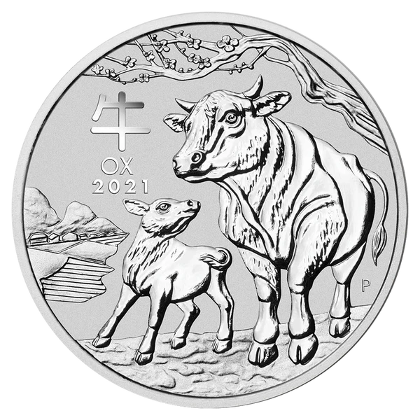 2020-25 Perth Mint Australian Lunar Year Series III 1oz Silver Bullion 6 Coin Collection