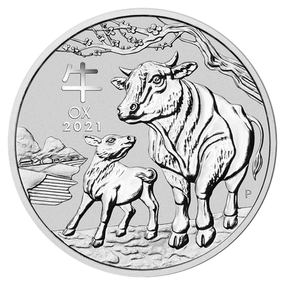 2020-25 Perth Mint Australian Lunar Year Series III 1oz Silver Bullion 6 Coin Collection