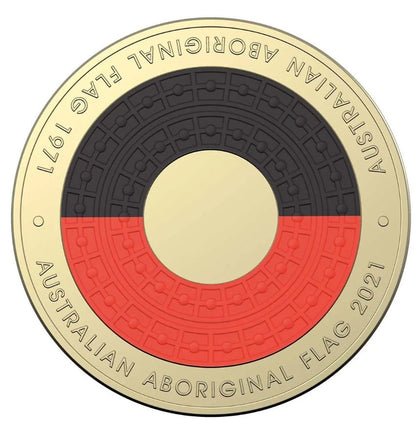 2021 Royal Australian Mint 50th Anniversary of Aboriginal flag Year MintSet