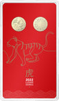 2022 Royal Australian Mint Lunar Year of the Tiger $1 two coin set