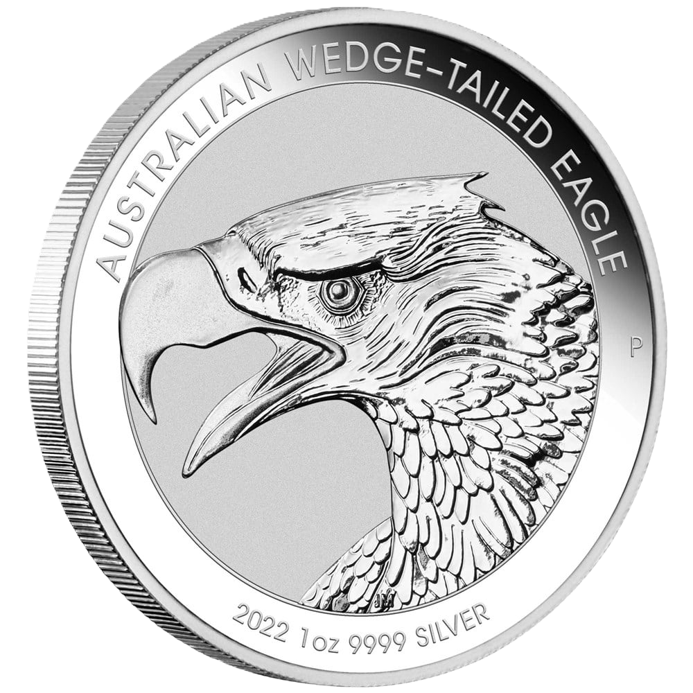 2022 PerthMint Australian Wedge-tailed Eagle 1oz Silver Bullion Coin