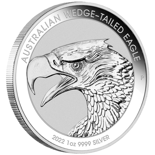 2022 PerthMint Australian Wedge-tailed Eagle 1oz Silver Bullion Coin